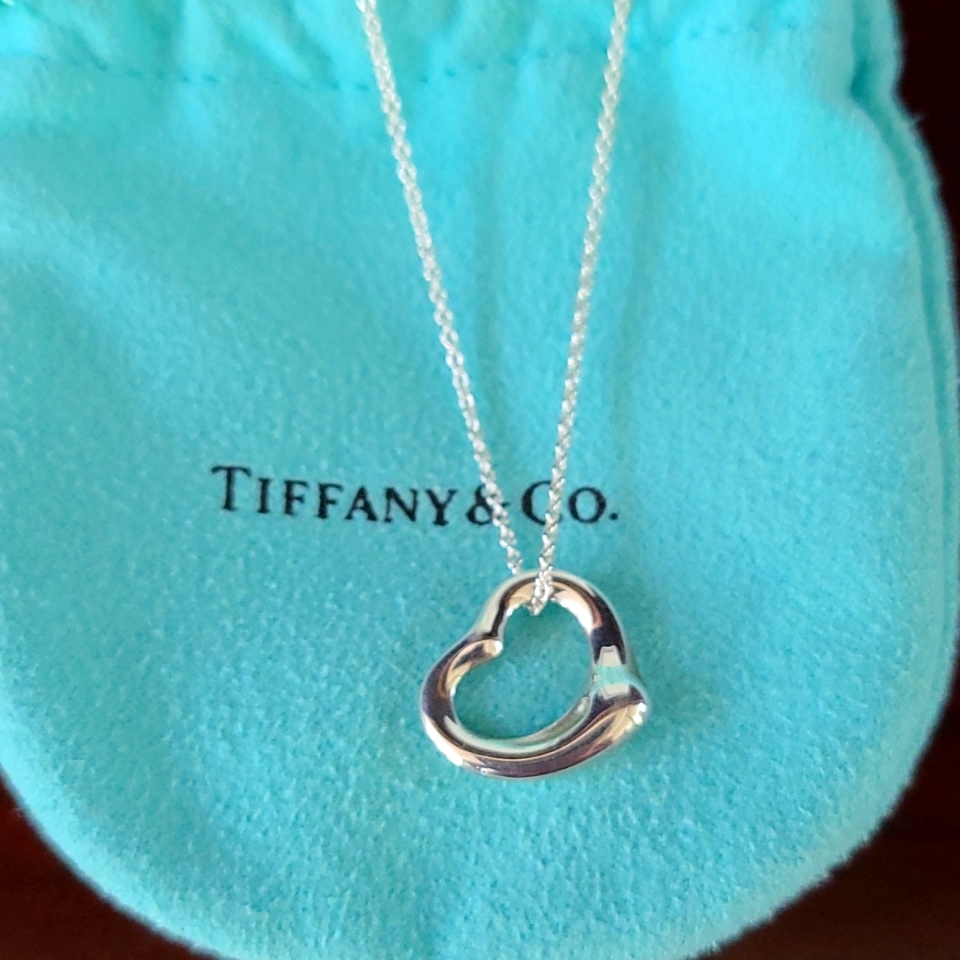 Tiffany & Co. Open Heart Necklace